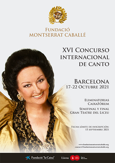 XVI MONTSERRAT CABALLÉ INTERNATIONAL SINGING COMPETITION